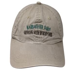 Karbaumer Farm Growing w/ Horse Power Baseball Cap Brown OS Adjustable Harriton